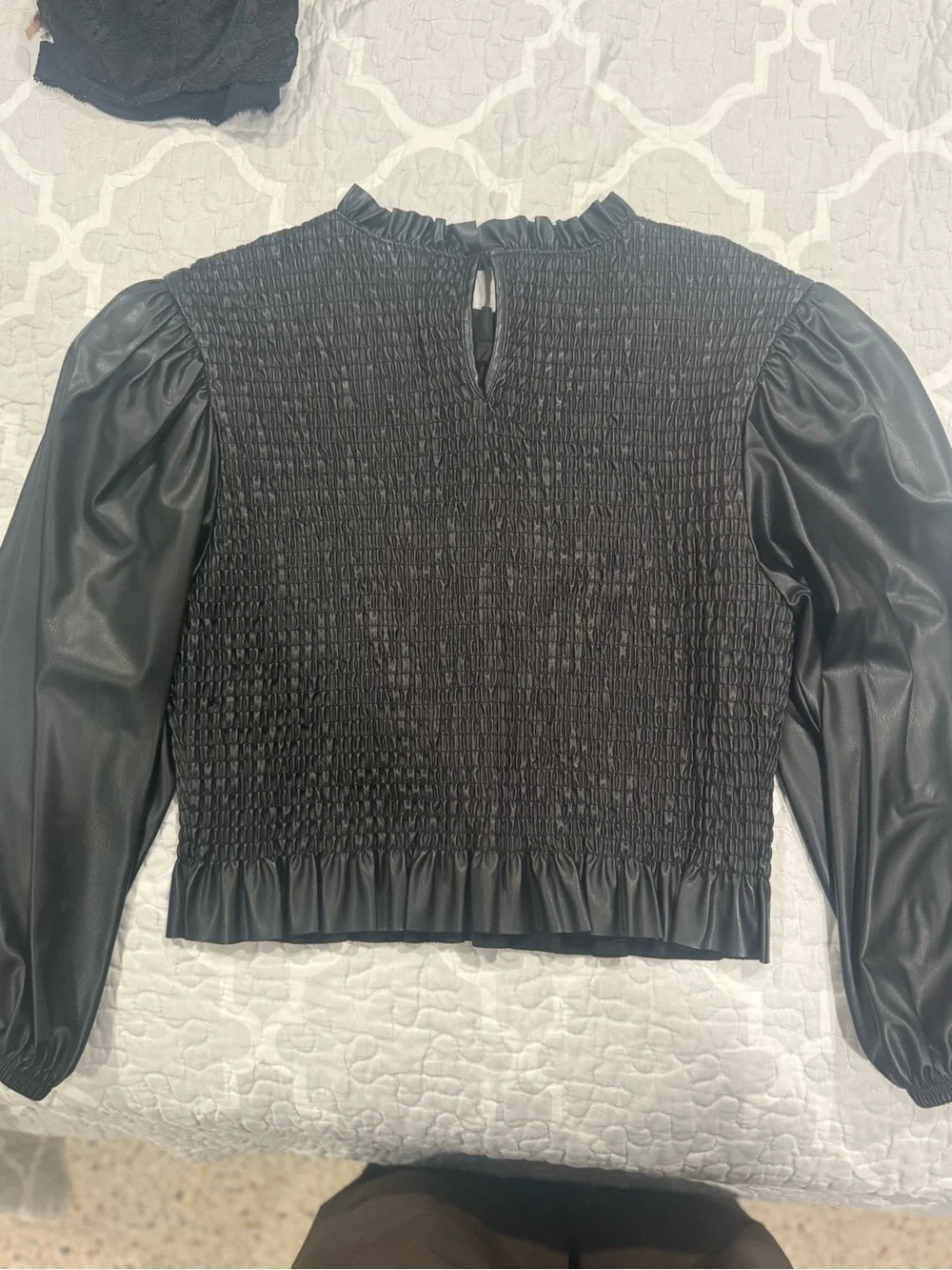 Zara fitted smocked